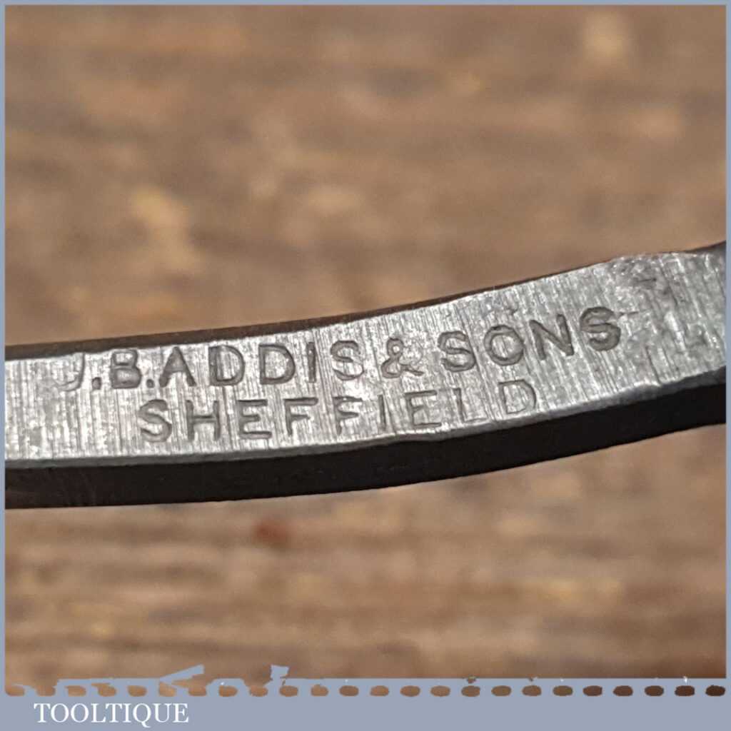 Vintage J. B. Addis 3/16” Curved Woodcarving Veiner Gouge Chisel ...