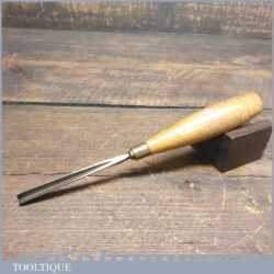 Vintage Floyd Tool 9/32” Straight Wood Carving V Parting Chisel - Fully Refurbished
