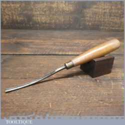 Vintage J. B. Addis & Sons 5/32” Curved Woodcarving Veiner Gouge Chisel