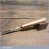 Antique Isaac Greaves 1825-1911 5/16” Straight Wood Carving V Parting Chisel