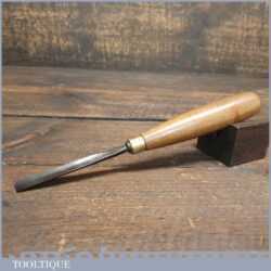 Vintage J. Frost Norwich 3/8” Straight Wood Carving Gouge Chisel - Fully Refurbished