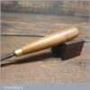 Vintage J. Frost Norwich 3/8” Straight Wood Carving Gouge Chisel - Fully Refurbished