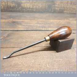 Vintage J. B. Addis 5/32” No: 30 Woodcarving Spoon Gouge Chisel - Rosewood Handle