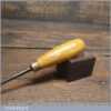 Vintage S.J Addis 1/4” Fishtail Chisel Beechwood Handle - Good Condition