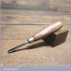 Vintage Marples 3/16” Straight Wood Carving V Parting Chisel - Good Condition