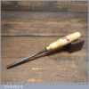 Vintage Henry Taylor Acorn 1/4” No: 39 Straight Wood Carving V Parting Chisel