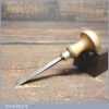 Vintage J Frost Of Norwich 1/4” Straight Woodcarving Palm Gouge Chisel