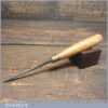 Vintage J Frost Of Norwich 3/32” Straight Woodcarving Veiner Gouge Chisel