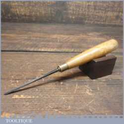 Vintage J Frost Of Norwich 3/32” Straight Woodcarving Veiner Gouge Chisel