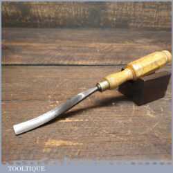 Vintage Marples 7/16” Curved Woodcarving Gouge Chisel