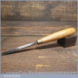 Vintage Charles Nurse & Co 3/8” Straight Woodcarving Gouge Chisel