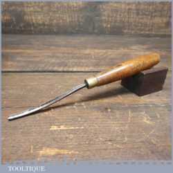 Vintage S.J. Addis Ward & Payne 3/16” No: 18 Curved Woodcarving Gouge Chisel