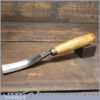Vintage Henry Taylor 1” No 16 Curved Woodcarving Gouge Chisel