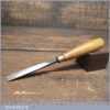 Vintage 3/8” No 8 Straight Woodcarving Gouge Chisel