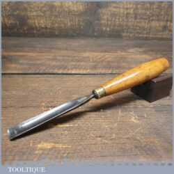 Vintage I Sorby 9/16” Straight Woodcarving In-cannel Gouge Chisel