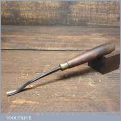 Vintage Unique Brand German Made 1/4” Woodcarving Spoon Gouge Chisel