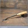Vintage J B Addis & Sons 7/8” No 34 Woodcarving Bent Back Spoon Gouge Chisel