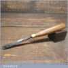 Vintage J Frost Of Norwich 1/2” Straight Woodcarving Gouge Chisel