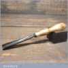 Vintage 1/2” No 19 Straight Woodcarving Deep Gouge Chisel