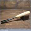 Vintage Thomas Turner & Co 1/2” Straight Wood Carving Gouge Chisel
