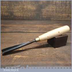 Vintage Thomas Turner & Co 1/2” Straight Wood Carving Gouge Chisel