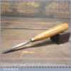 Vintage W Marples & Sons 1/4” Straight Wood Carving Gouge Chisel