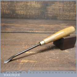 Vintage J B Addis & Sons 5/16” Woodcarving Skewed Spoon Bit Chisel