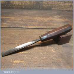 Vintage Herring Bros 3/4” No: 5 Straight Wood Carving Gouge Chisel - Fully Refurbished