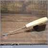 Vintage Wood Carving Hooked Skew Chisel - Fully Refurbished