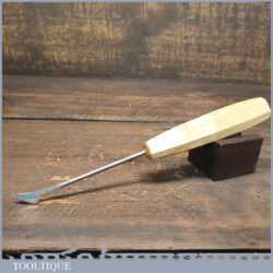 Vintage Wood Carving Hooked Skew Chisel - Fully Refurbished