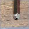 Vintage J. B. Addis & Sons 1/4” No: 45 Straight Wood Carving V Parting Chisel