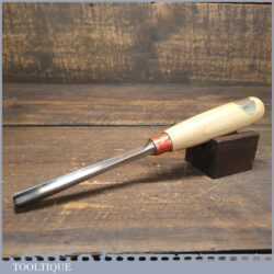 Vintage Ashley Iles 3/8” Straight Woodcarving V Parting Chisel - Sharpened Honed