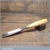 Vintage S.J. Addis Ward & Payne 1” No: 4 Straight Woodcarving Gouge Chisel