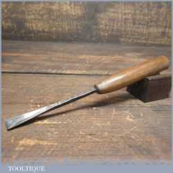 Vintage Herring & Son 5/8” Fishtail Gouge Chisel - Sharpened Honed