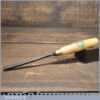 Vintage H. Taylor 1/4” No: 39 Straight Woodcarving V Parting Chisel - Sharpened Honed