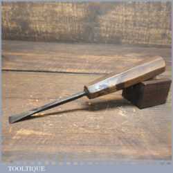 Vintage Herring Bros 1/2” Fishtail Gouge Chisel - Sharpened Honed