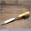 Vintage H. Taylor 3/4” Straight Wood Carving Gouge Chisel - Sharpened Honed
