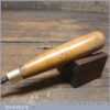Vintage Hill 1/4” Straight Woodcarving In-Cannel Gouge Chisel - Sharpened Honed