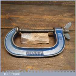 Vintage 5” Record Woodworking G Clamp Good Condition - Ready To Use