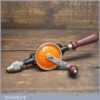 Vintage Stanley No: 803 Double Pinion Egg Beater Hand Drill - Good Condition