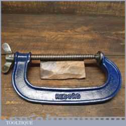 Vintage 6” Record Woodworking G Clamp - Good Condition Ready To Use