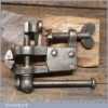 Vintage Jewellers Clockmakers Bench Vice 1 ⅛” Jaws Plus Anvil - Good Condition