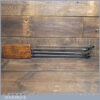 Antique Set 4 A. Mathieson Barrel Eyed Timber Framing Auger Bits ⁷⁄₁₆ “ ½” ¾” & ¹⁵⁄₁₆”