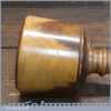Handmade Wood Turned Reclaimed Old Lignum Vitae Mallet - Yew Handle