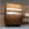 Handmade Wood Turned Reclaimed Old Lignum Vitae Mallet - Oak Handle Ebony Wedge