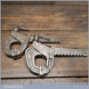Vintage Pair Of Carver & Co Engineer’s 6” Rack Clamps T186-2 - Good Condition