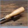 Vintage I. Sorby Carpenter’s 7/8” Heavy Duty Bevel Edge Chisel - Sharpened Honed