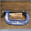 Vintage No: 245 Rededa 4” Woodworking G Clamp - Good Condition Ready To Use