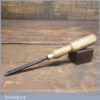 Vintage Hale Bros Carpenter’s 3/8” Firmer Chisel Ash Handle - Fully Refurbished