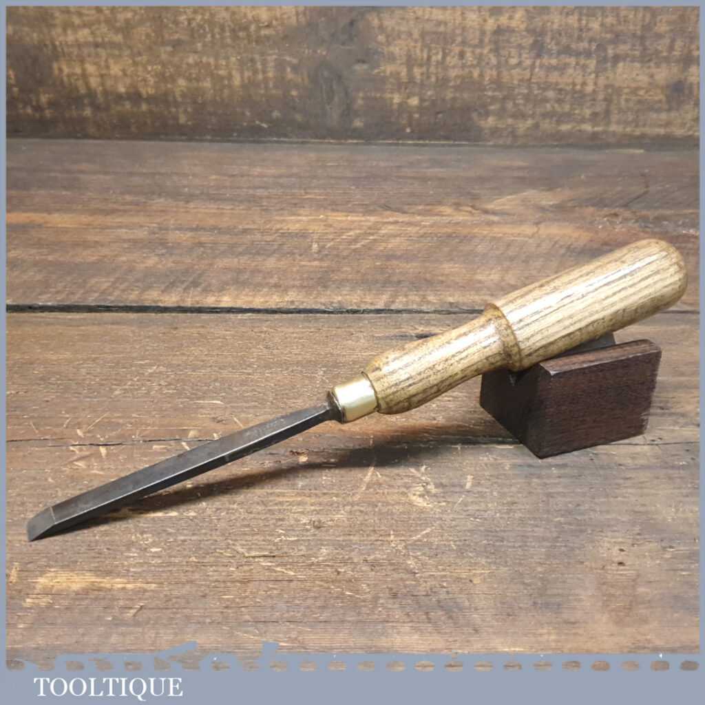 Vintage Hale Bros Carpenter’s 3/8” Firmer Chisel Ash Handle - Fully Refurbished
